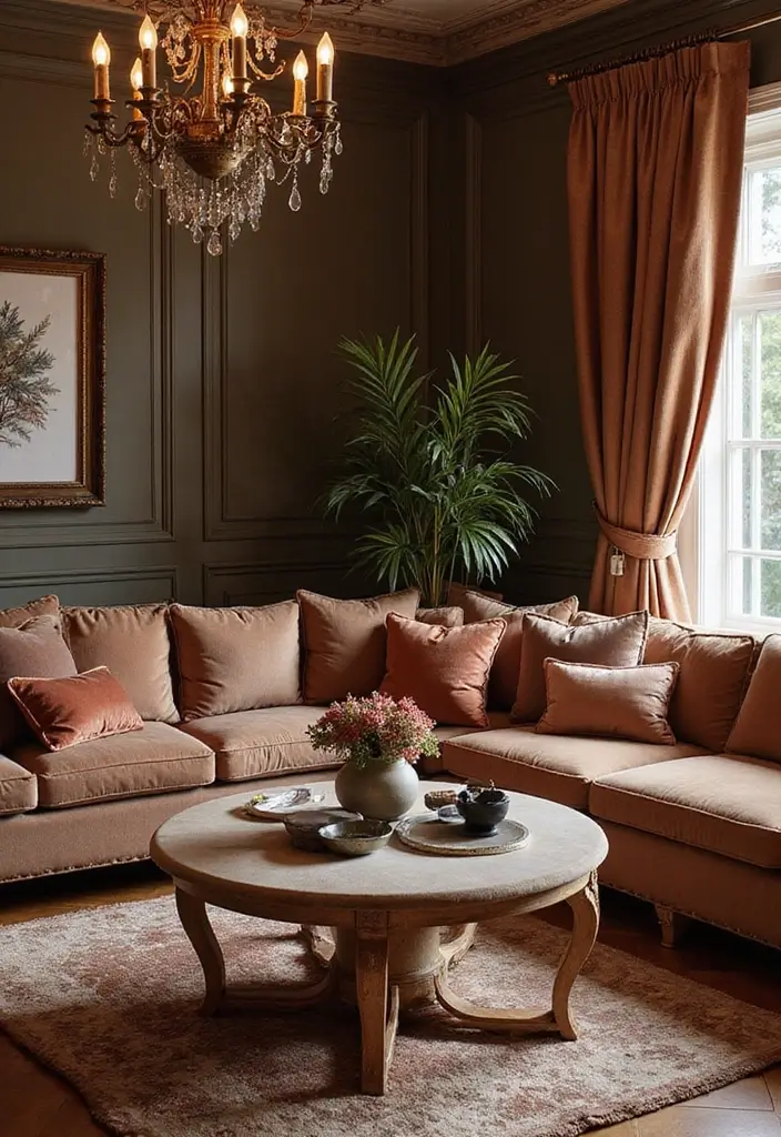 27 Bold Living Room Ideas That Make a Strong Design Statement - 13. Luxurious Textiles