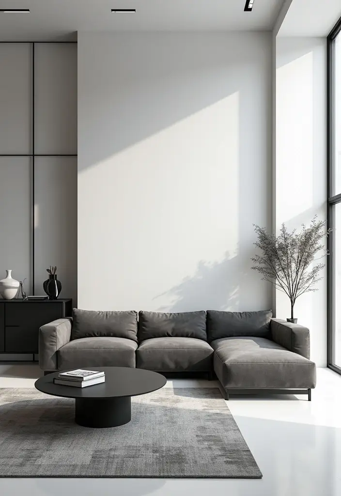 27 Bold Living Room Ideas That Make a Strong Design Statement - 15. Minimalist Boldness