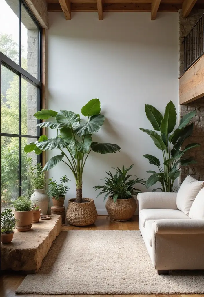 27 Bold Living Room Ideas That Make a Strong Design Statement - 16. Natural Elements