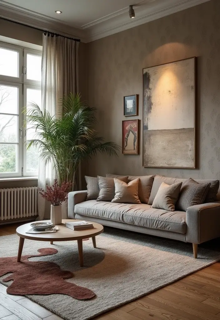 27 Bold Living Room Ideas That Make a Strong Design Statement - 18. Textured Walls