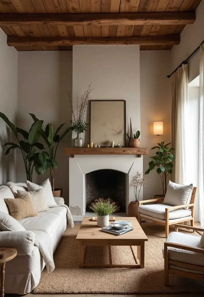 27 Bold Living Room Ideas That Make a Strong Design Statement - 22. Rustic Touches