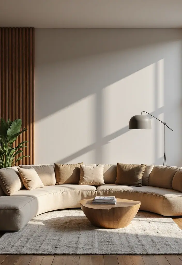 27 Bold Living Room Ideas That Make a Strong Design Statement - 26. Curved Lines