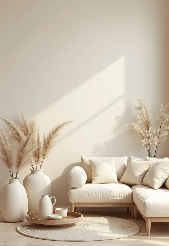 27 Cream Living Room Ideas That Feel Soft and Elegant - 7. Cream Accent Pieces