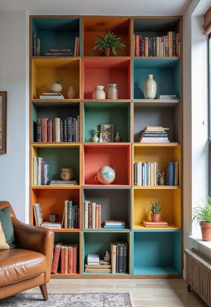 27 Cube Organizer Ideas Living Room That Keep Things Neat and Stylish - 6. Cute Cube Bookcases