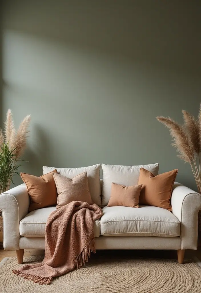 27 Earthy Decor Living Room Ideas That Feel Natural and Soothing - 1. Embrace Earthy Color Palettes