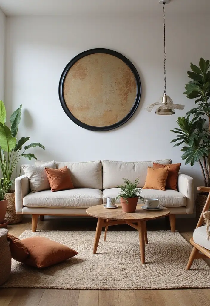 27 Earthy Decor Living Room Ideas That Feel Natural and Soothing - 11. Opt for Vintage Finds