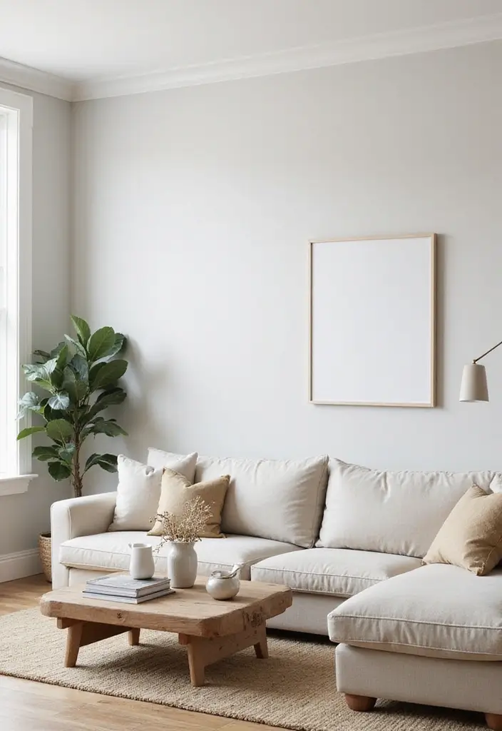 27 Earthy Decor Living Room Ideas That Feel Natural and Soothing - 15. Opt for Minimalist Decor