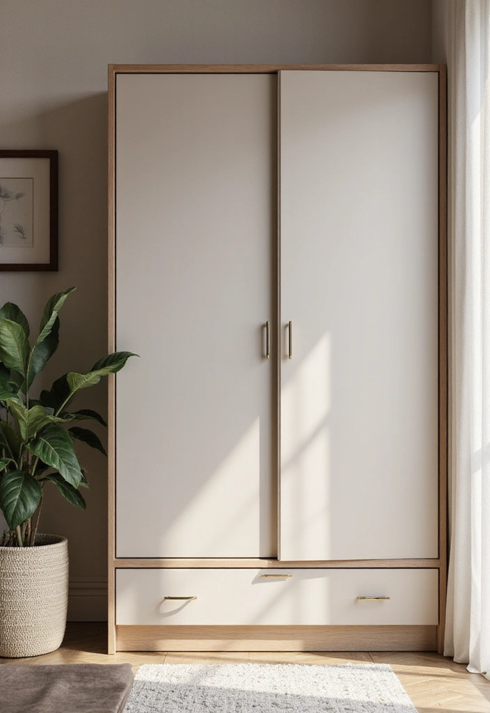 27 Living Room Storage Ideas That Keep Things Organized and Hidden - 13. Stylish Wardrobes for Additional Storage