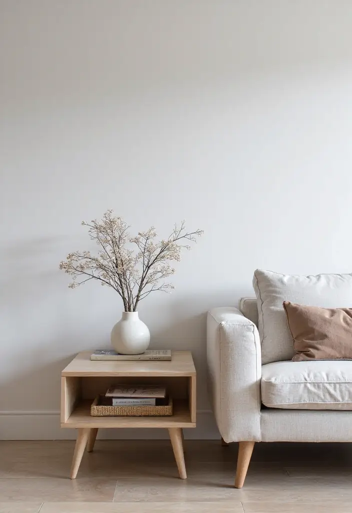 27 Living Room Storage Ideas That Keep Things Organized and Hidden - 16. Hidden Side Tables