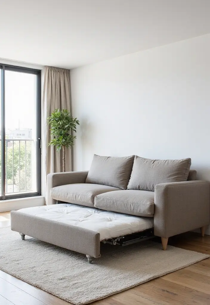 27 Living Room Storage Ideas That Keep Things Organized and Hidden - 18. Trundle Sofa Beds