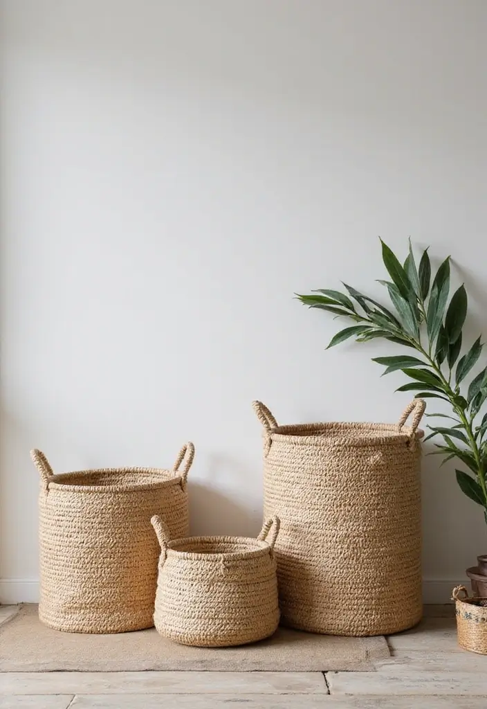 27 Living Room Storage Ideas That Keep Things Organized and Hidden - 5. Storage Baskets and Boxes