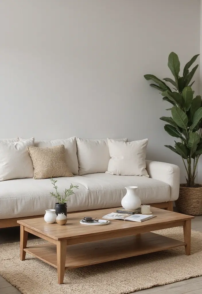 27 Living Room Table Decor Coffee Tables That Elevate the Look - 27. Refresh with Artifacts