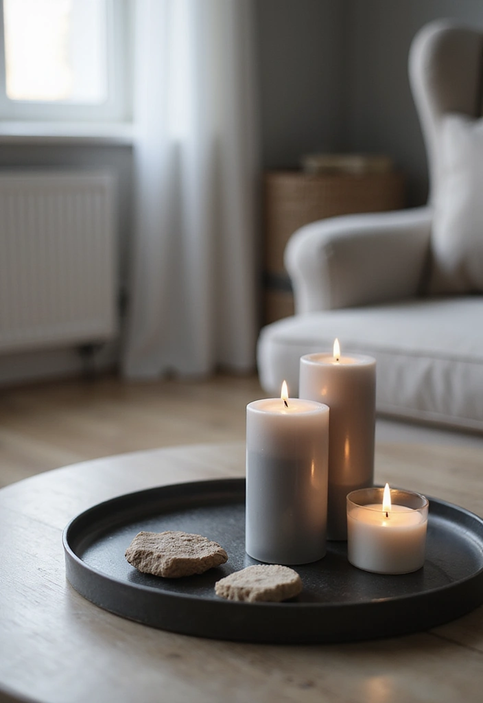 27 Living Room Table Decor Coffee Tables That Elevate the Look - 4. Elegant Candle Arrangements