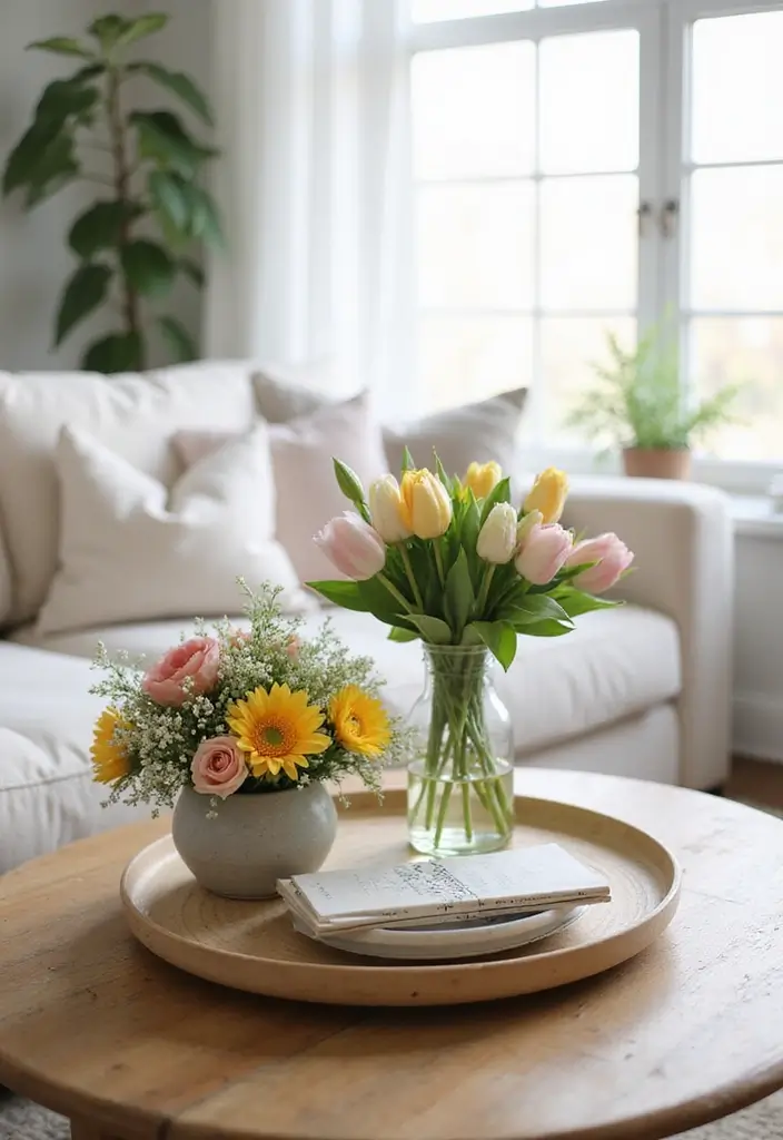 27 Living Room Table Decor Coffee Tables That Elevate the Look - 9. Seasonal Decor Changes