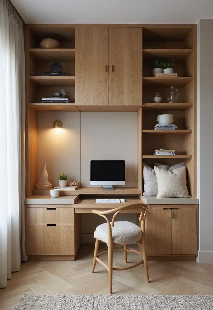 27 Nook Ideas Living Room That Create Cozy Corners - 13. The Multi-Functional Nook