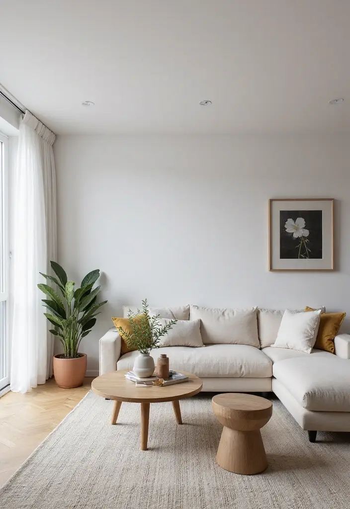 28 Boujee Apartment Living Room Ideas That Exude Glam Luxury - 7. Minimalist Elegance