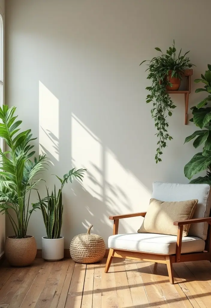 28 Cat Living Room Ideas That Are Pet Friendly and Stylish - 24. Outdoor-Inspired Decor