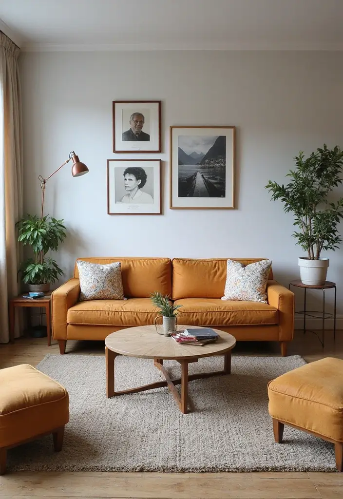 28 Chic and Cozy Bohemian Living Room Ideas for Apartment Girls - 18. Mix and Match Furniture Styles