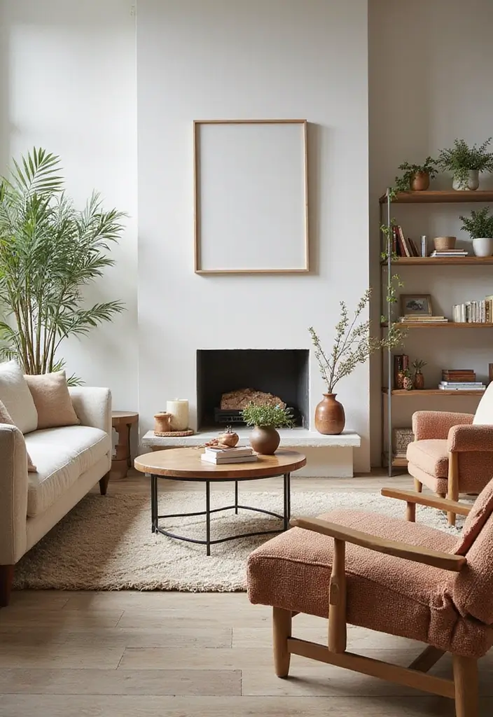 28 Chic and Cozy Bohemian Living Room Ideas for Apartment Girls - 25. Seasonal Decor Changes