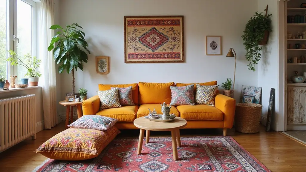 28 Chic and Cozy Bohemian Living Room Ideas for Apartment Girls