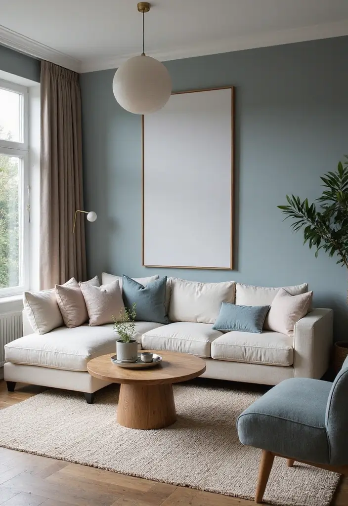 28 Design Living Room Modern Ideas That Feel Sleek and Functional - 10. Calming Color Palettes