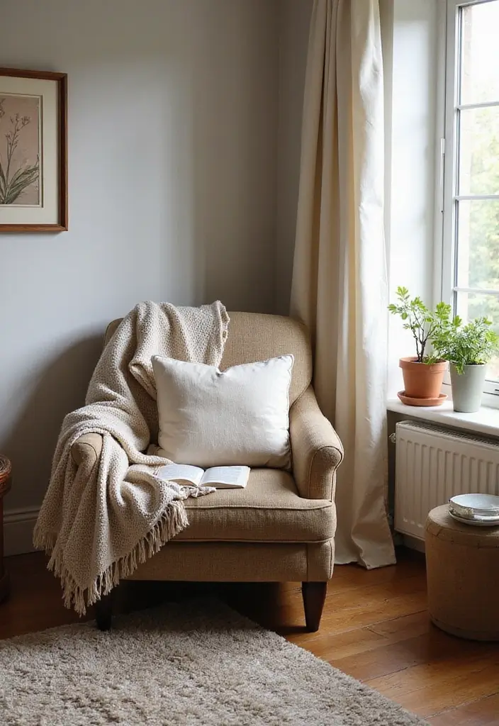 28 Design Living Room Modern Ideas That Feel Sleek and Functional - 11. Cozy Reading Nooks