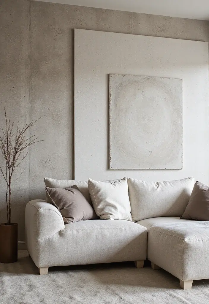 28 Design Living Room Modern Ideas That Feel Sleek and Functional - 26. Textural Wall Treatments