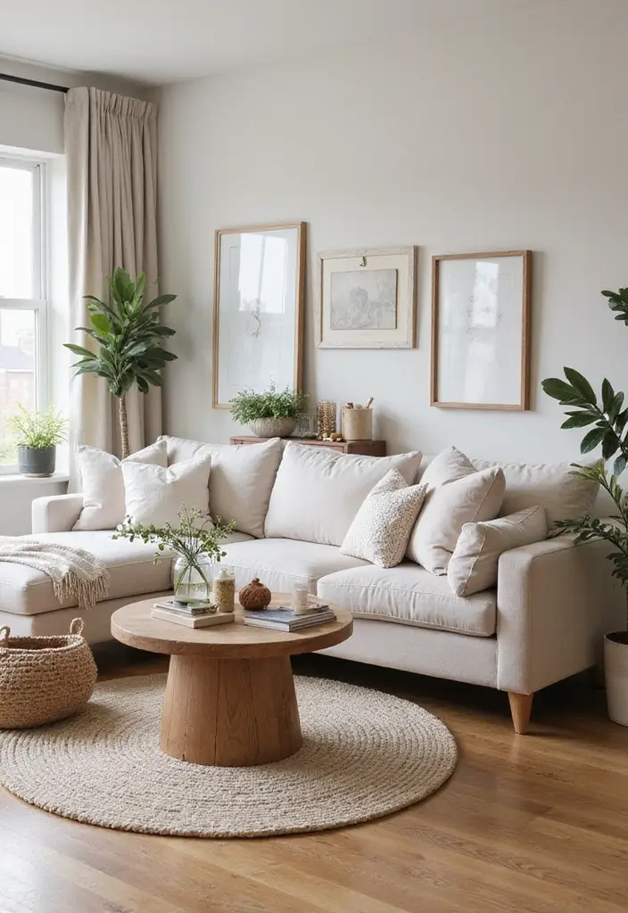 28 Design Living Room Modern Ideas That Feel Sleek and Functional - 28. Seasonal Decor Swaps