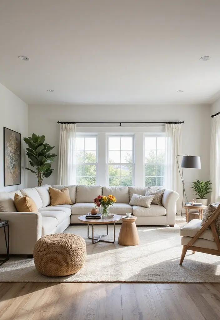 28 Edgy Living Room Ideas That Feel Modern and Unexpected - 20. Open Floor Plans