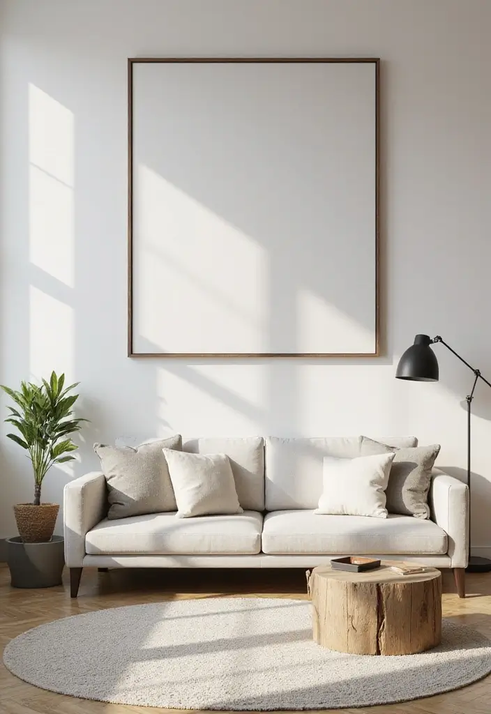 28 Edgy Living Room Ideas That Feel Modern and Unexpected - 7. Minimalist Approach