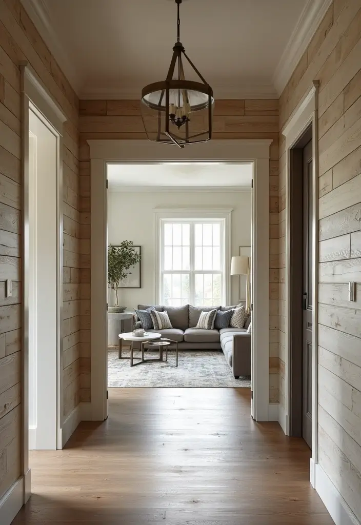 28 Living Room Entryway Ideas That Make a Great First Impression - 12. Textured Wall Treatments