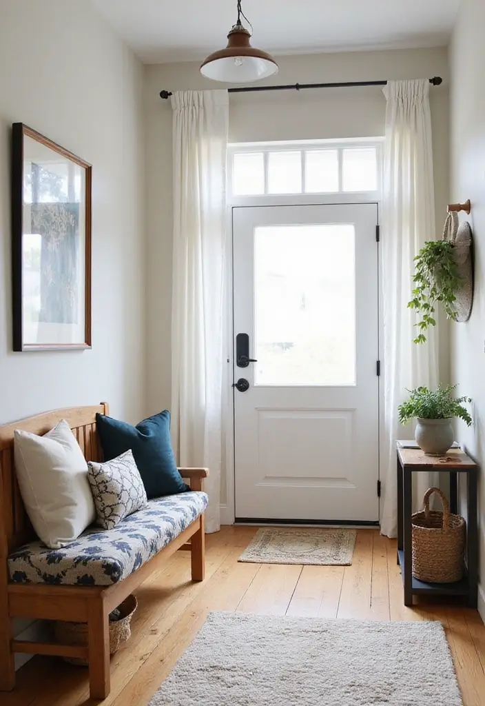 28 Living Room Entryway Ideas That Make a Great First Impression - 8. Multi-Functional Furniture