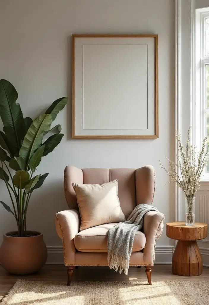 28 Living Room Setting Ideas That Feel Balanced and Inviting - 5. Vintage Meets Contemporary