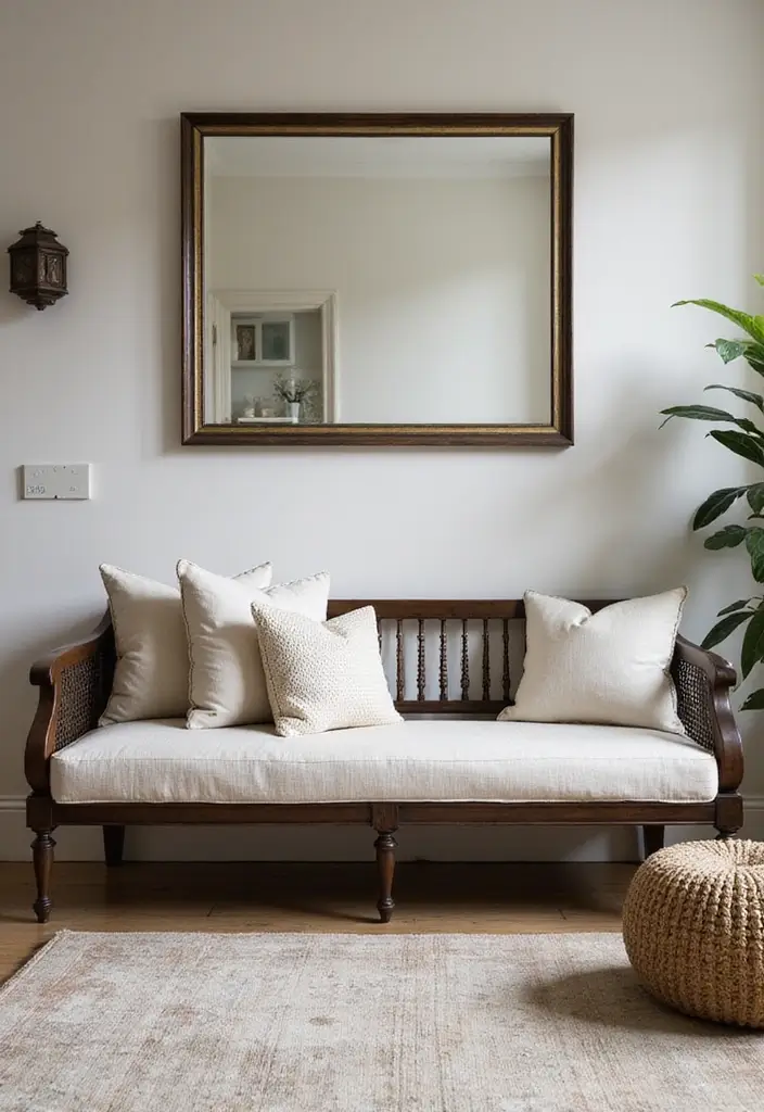 28 Low Seating Living Room Ideas That Feel Relaxed and Inviting - 10. Elegant Low Benches