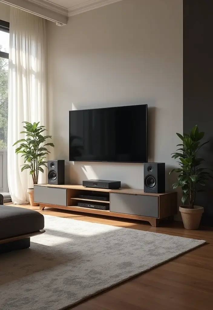 28 Sound System Living Room Ideas That Feel Immersive and Sleek - 19. Sound Systems with Smart Features