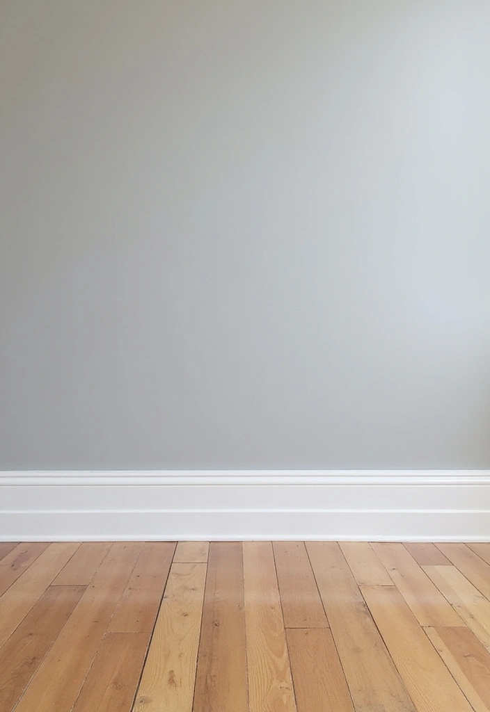 28 Wall Molding Ideas Living Room That Add Texture and Class - 2. Baseboard Molding for Depth