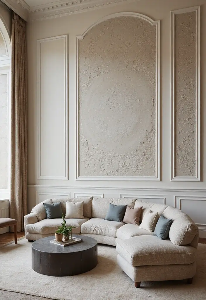 28 Wall Molding Ideas Living Room That Add Texture and Class - 25. Textured Wall Treatments