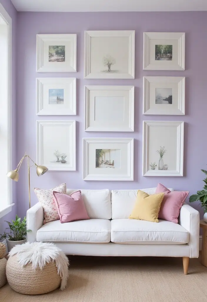 28 Wall Molding Ideas Living Room That Add Texture and Class - 4. Picture Frame Molding