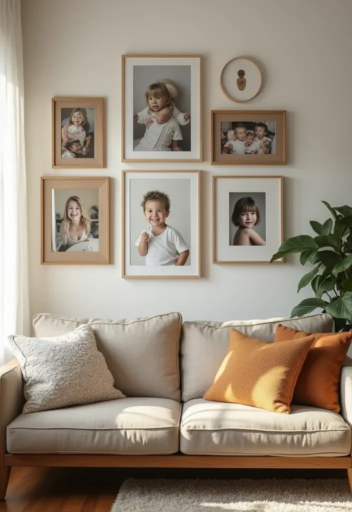 29 Brown and Blue Living Room Ideas That Feel Calm and Balanced - 23. Personal Touches