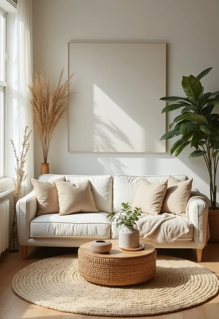 29 Family Living Room Ideas Modern Designs That Feel Cozy and Practical - 25. Eco-Conscious Decor