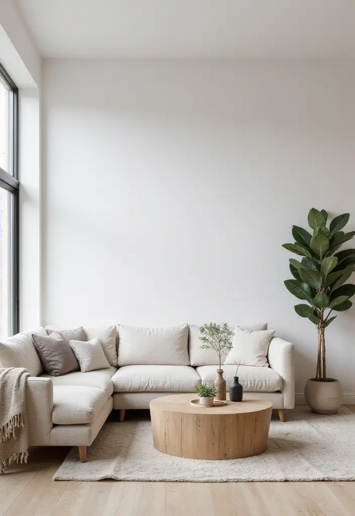 29 First Floor Living Room Ideas That Make the Most of the Layout - 11. Minimalistic Design for Clarity