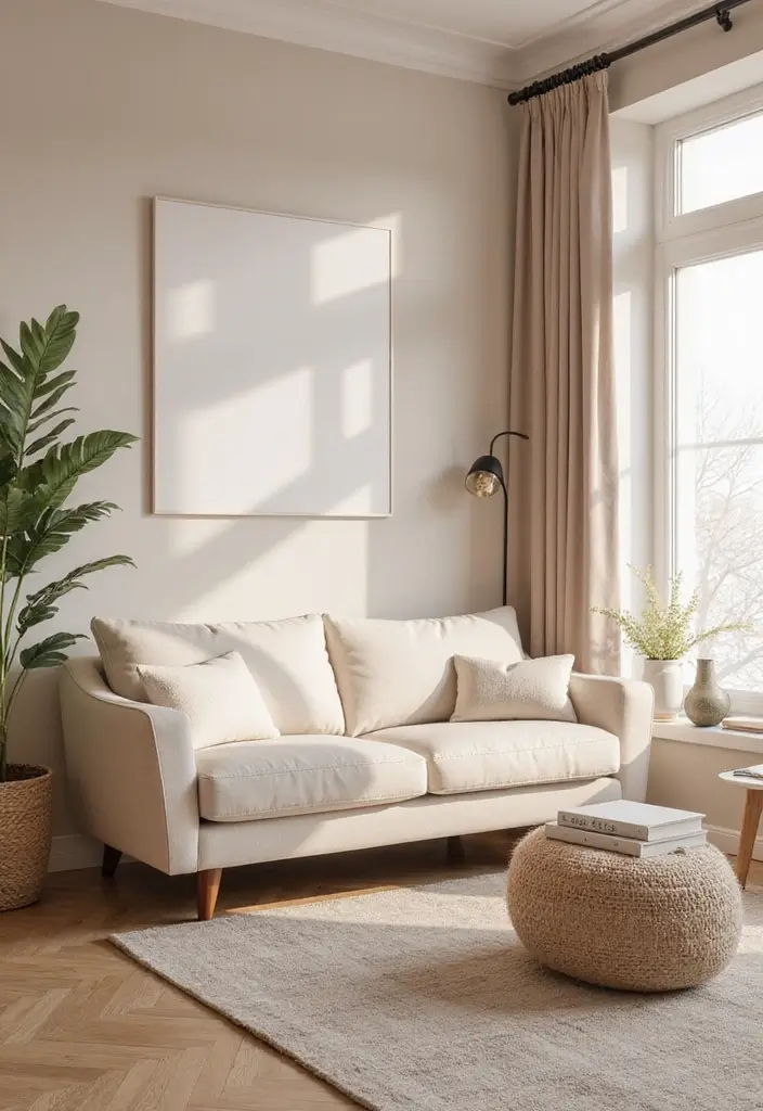 29 First Floor Living Room Ideas That Make the Most of the Layout - 27. Soft Color Palettes for Relaxation