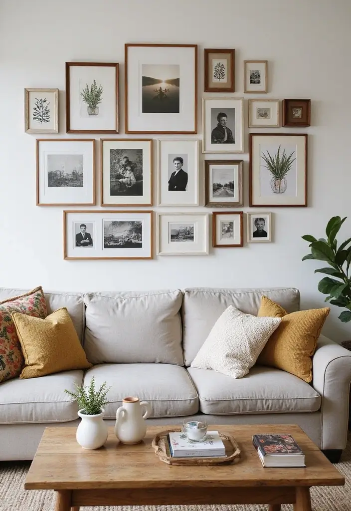 29 First Floor Living Room Ideas That Make the Most of the Layout - 6. Personal Touches with Decor