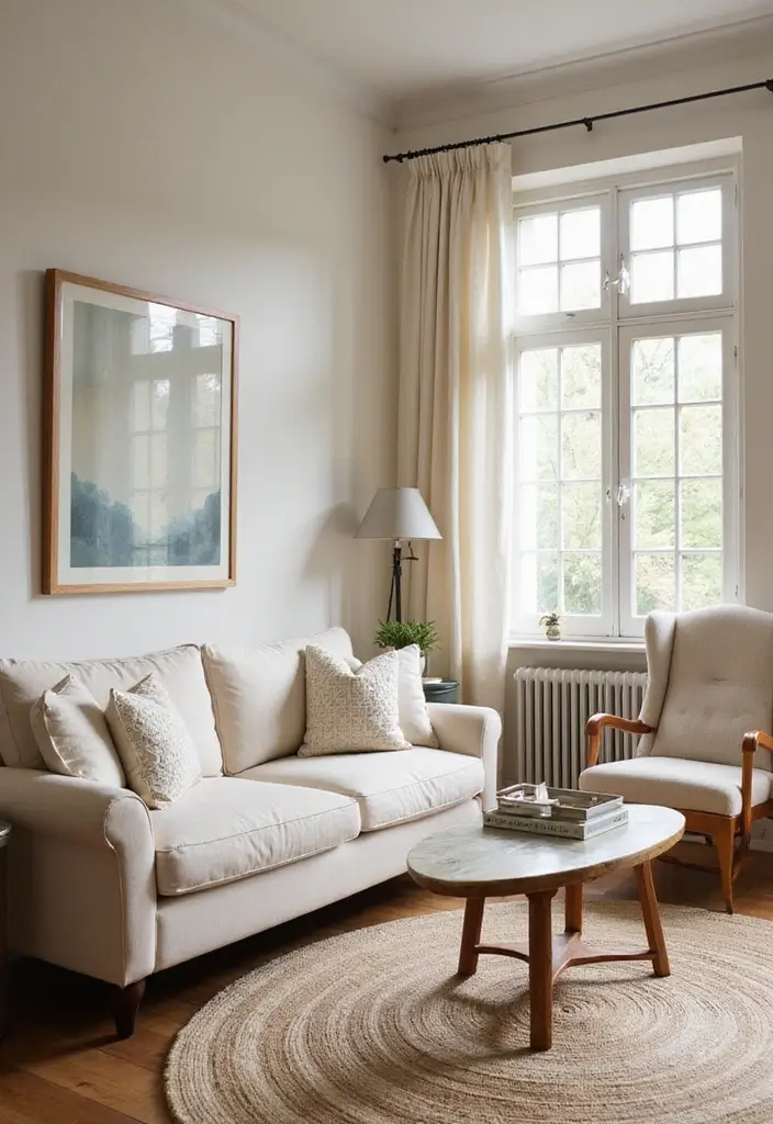 29 Ivory Sofa Living Room Ideas That Feel Elegant and Serene - 17. Cozy Nooks