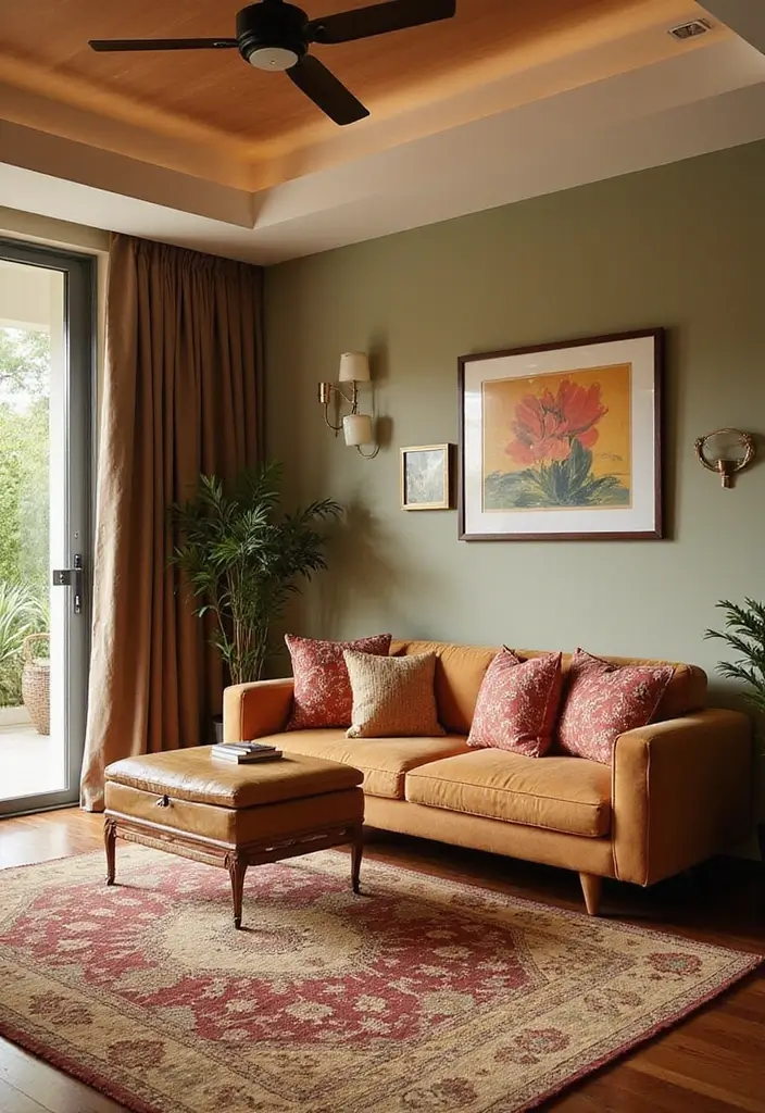 29 Kerala Living Room Designs That Blend Tradition and Modernity - 16. The Impact of Color Psychology