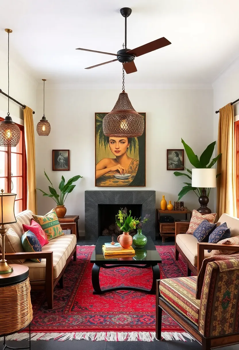 29 Kerala Living Room Designs That Blend Tradition and Modernity - 23. Incorporating Global Influences