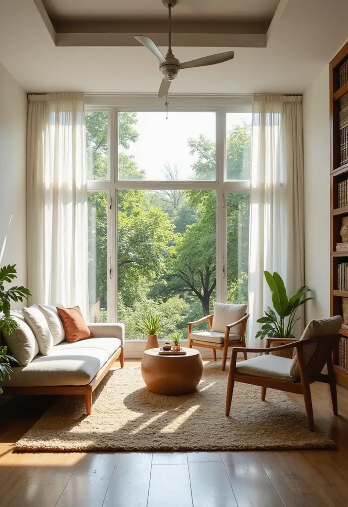 29 Kerala Living Room Designs That Blend Tradition and Modernity - 9. The Beauty of Natural Light and Ventilation