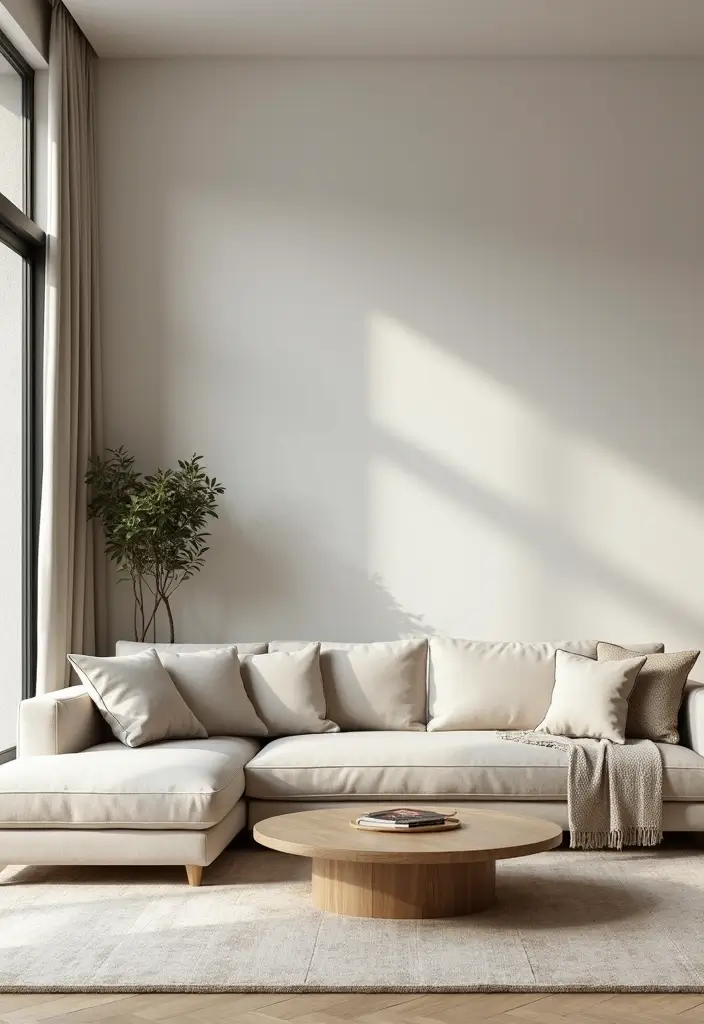 29 Living Room Dark Ideas That Feel Dramatic and Sophisticated - 14. Minimalist Furniture