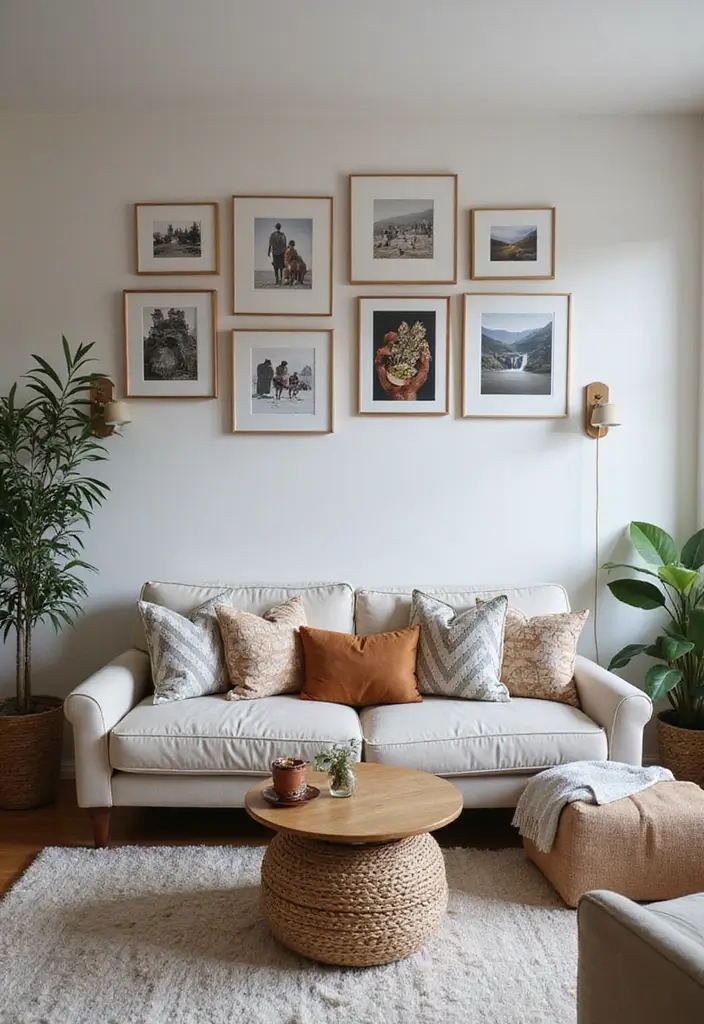 29 Living Room Dark Ideas That Feel Dramatic and Sophisticated - 20. Personal Touches