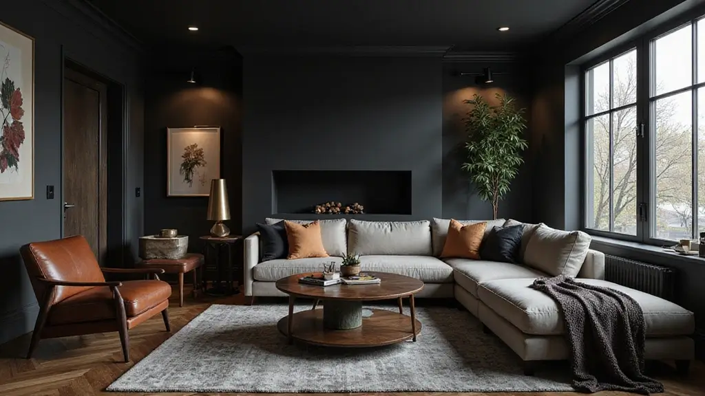 29 Living Room Dark Ideas That Feel Dramatic and Sophisticated